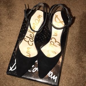 Sam Edelman Okala Black Suede Size 8.5M